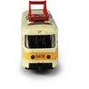 Rappa Metal Czech retro tram yellow 16 cm PRAGUE