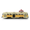 Rappa Metalinis čekiškas retro tramvajus geltonas 16 cm šviesos garsas