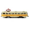 Rappa Metal Czech retro tram yellow 16 cm PRAGUE