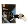 Rappa Metal referee whistle + cord