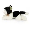 Rappa Plush baltas/juodas cat 30 cm ECO-FRIENDLY