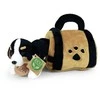 Rappa Plush Bernese dog with crate 15 cm ECO-F