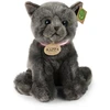 Rappa Plush cat pilka 25 cm ECO-FRIENDLY
