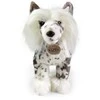 Rappa Plush Chinese Crested dog 25 cm ECO- FRIENDLY