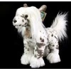 Rappa Plush Chinese Crested dog 25 cm ECO- FRIENDLY