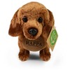 Rappa Plush Dachshund 19 cm ECO-FRIENDLY