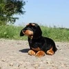 Rappa Plush Dachshund 32 cm ECO-FRIENDLY