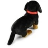 Rappa Plush Dachshund with collar 36 cm ECO-FRIENDLY