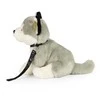 Rappa Plush Husky with leash 28 cm ECO-FRIENDLY