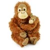 Pliušinis orangutangas su kūdikiu Rappa 28 cm ECO-F.