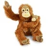 Pliušinis orangutangas su kūdikiu Rappa 28 cm ECO-F.