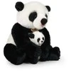 Rappa Eco-Friendly Pliušinis žaislas - panda su jaunikliu, 27 cm
