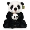 Rappa Eco-Friendly Pliušinis žaislas - panda su jaunikliu, 27 cm