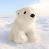 Rappa Plush polar bear 30 cm ECO-FRIENDLY