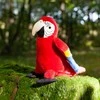 Rappa Pliušinis raudonas ara 24 cm EKOLOGIŠKAS