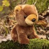 Pliušinis meškiukas Rappa Ruda 18 cm EKOLOGIŠKAS