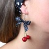Rappa Retro cherries set with glasses 4 pcs for adults