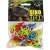 Rappa Small plastikas letters DINO 150 pcs