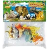 Rappa the funny wild animals, 6 pieces,2 types