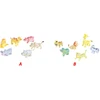Rappa the funny wild animals, 6 pieces,2 types