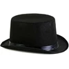 Rappa the juodas top hat for adult
