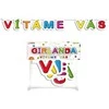 Rappa popierinė girlianda - VÍTÁME VÁS