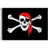 Rappa Piratų vėliava 90 x 150 cm
