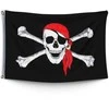 Rappa Piratų vėliava 90 x 150 cm