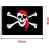 Rappa Piratų vėliava 90 x 150 cm