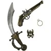 Rappa the pirate set of a gun and a sabre
