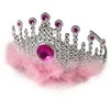Rappa princesės karūna su plunksnomis