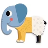 Dėlionė Rappa Vilac Wooden magnets Funny animals