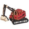 Rappa Woodcraft 3D dėlionė Ekskavatorius raudonas