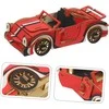 Rappa Woodcraft 3D dėlionė Raudonas kabrioletas