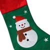 Rappa Žalias Christmas stocking with a snowman