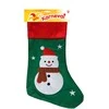 Rappa Žalias Christmas stocking with a snowman