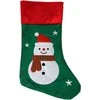 Rappa Žalias Christmas stocking with a snowman