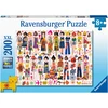 Dėlionė Ravensburger galvosūkis 200 vnt Gėlės ir draugai