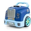 Realistiškas automobilio priekio su atidaromu variklio dangčiu modelis „Milly Mally N-GINE“ mėlynas