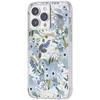 Rifle Paper Šautuvų popierius skaidrus MagSafe – dėklas, skirtas iPhone 14 Pro Max (Garden Party Mėlyna)