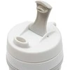 Silikoninis sulankstomas puodelis 350 ml 2-in-1 New Baby - pilkas