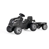 Smoby Farmer XL juodas traktorius + priekaba