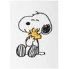 Snoopy - Plush notebook / notebook A5 from the Lazy Days collection