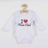 Spausdintas kūnas New Baby I Love Mam and Dad, 86 (12-18m), 86 (12-18m) dydis