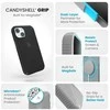 Dėklas Speck Candyshell Grip MagSafe - iPhone 17e / 16e / 15 / 14 / 13 Case (Juodas / Slate Gray)