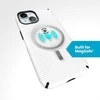 Dėklas Speck Candyshell Grip MagSafe - iPhone 17e / 16e / 15 / 14 / 13 Case (Baltas / Juodas)
