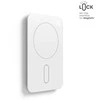 „Speck Everywhere“ laikiklis + „ClickLock“ – magnetinis „MagSafe“ laikiklis (baltas)