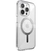 Speck Gemshell Grip + MagSafe – dėklas, skirtas iPhone 15 Pro (skaidrus / chromo apdaila)
