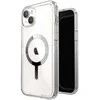 Speck Gemshell Grip + MagSafe – dėklas, skirtas iPhone 15 Plus / iPhone 14 Plus (skaidrus / chromo apdaila)