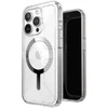 Speck Gemshell Grip + MagSafe – dėklas, skirtas iPhone 15 Pro (skaidrus / chromo apdaila)